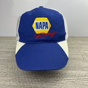 Vintage Chase Elliott NAPA Racing Trucker Hat Cap Strap Back Adjustable Nascar 9